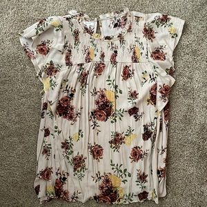maurice’s floral blouse